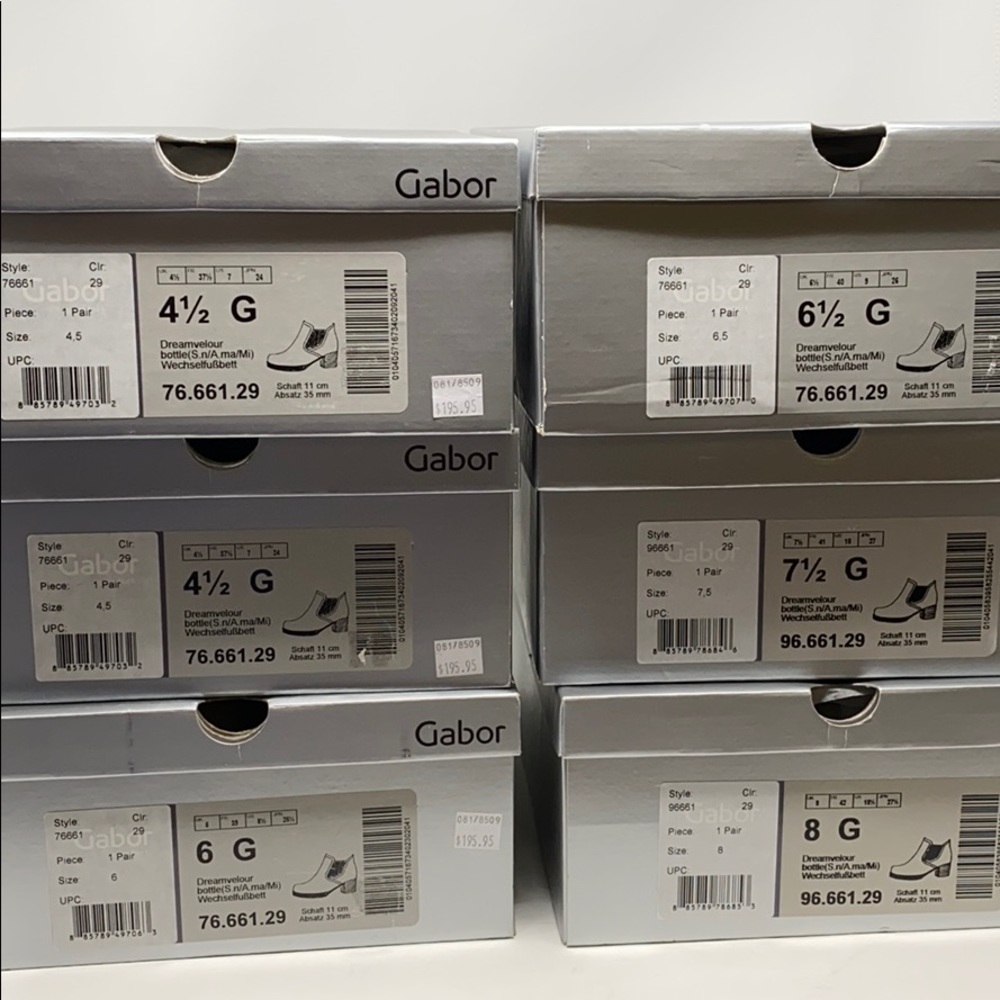 Gabor Lilia Heeled Chelsea Boots Bottle Green - Picture 9 of 9